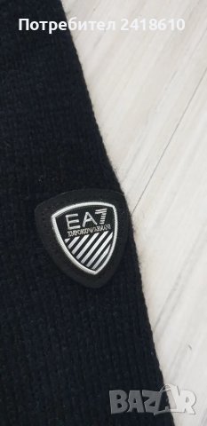 Emporio Armani EA7 Wool Knit POLO Mens Size 50 / L  ОРИГИНАЛ! Мъжки Вълнен Поло Пуловер!, снимка 11 - Пуловери - 49067379