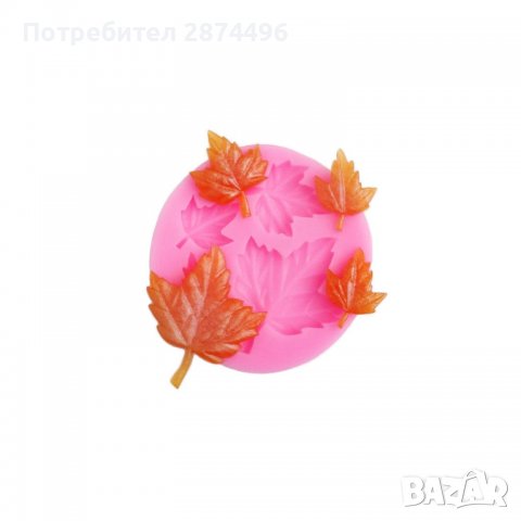 3840 Молд с форма на листа силиконов, снимка 4 - Аксесоари за кухня - 39890577