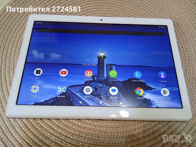БАРТЕР /ПРОДАЖБА ! Таблет Lenovo 10.1" инча HD IPS, 16GB, 2GB RAM, LTE