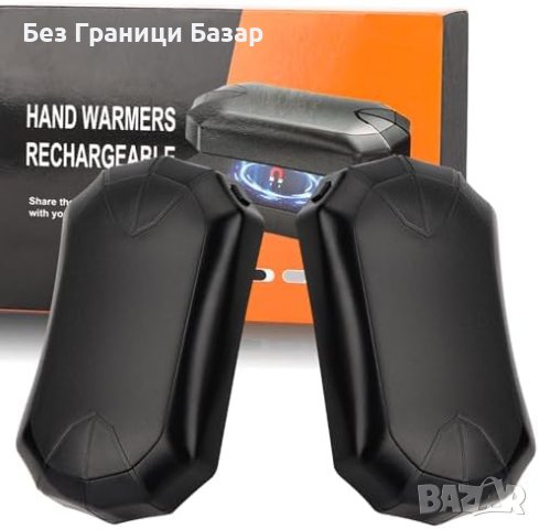 Нови 2 броя Електрически Нагреватели за Ръце 6000mAh, Бързо Загряване