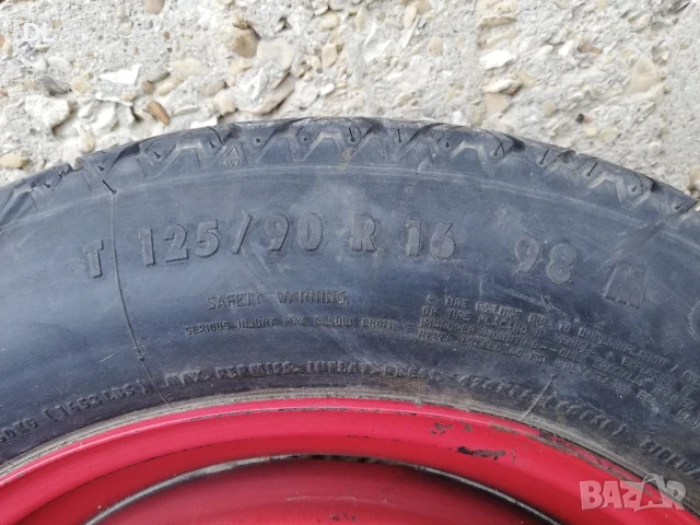 Патерица Резервна гума 16 5х100 16 5x100 Subaru XV BRZ Impresa Forester Legacy WRX Outback, снимка 3 - Гуми и джанти - 51191705