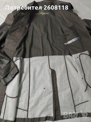 Оригинално манто Easy Comfort - №46 (XL). Промазана шлиферна материя, снимка 5 - Палта, манта - 32274147