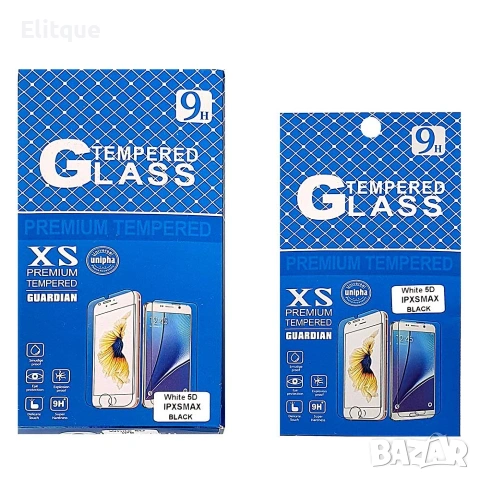 10 бр. 5D стъклен протектор Iphone XS-MAX-SIN