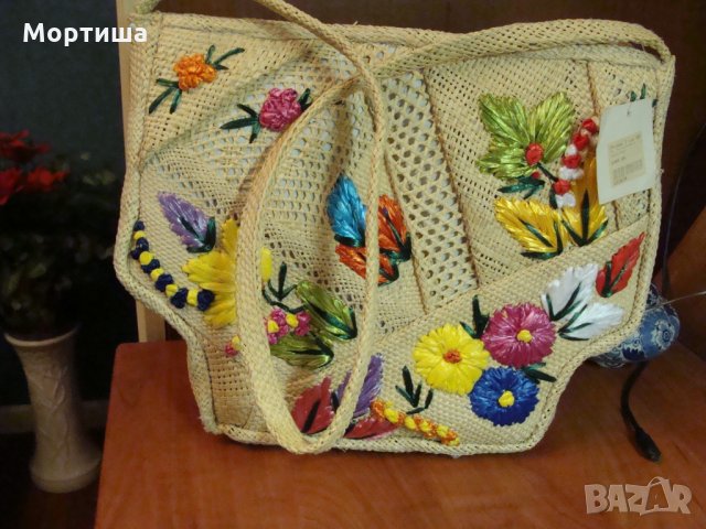  Ръчно изработена чанта от Ямайка РАЗПРОДАЖБА