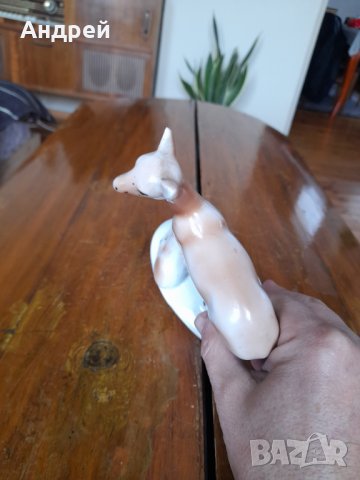 Стара порцеланова фигура,сърничка #2, снимка 6 - Антикварни и старинни предмети - 39296630