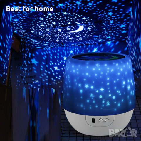 Звезден проектор с 6 плаки и 3 цветови режима Mroobest, снимка 2 - Други - 43255897