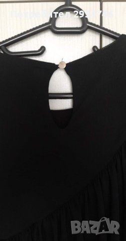 Малка черна рокля Mohito XXS, снимка 4 - Рокли - 36797381