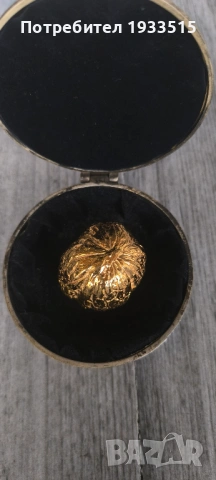 Орех с 24к златно покритие , снимка 5 - Други - 53596822