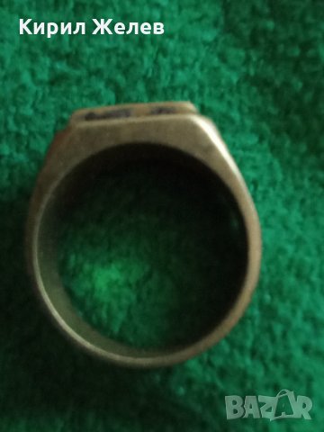 Пръстен стар бронзов 12421, снимка 3 - Декорация за дома - 33544654