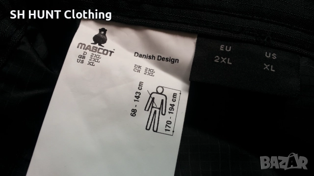 MASCOT 17090-222-09 OVERTROUSERS KNEE POCKETS размер XXL панталон водонепромокаем W2-92, снимка 16 - Панталони - 52044961