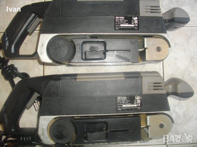 950 Вата-360 м/мин-Голям Профи Немски Лентов Шлайф-Регулация Скорост-King Craft KBS 950N, снимка 10 - Други инструменти - 33583218