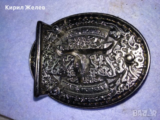 FASHION JEANS КРАСИВА ЕФЕКТНА МОДНА МЕТАЛНА СРЕБРИСТА МАТОВО ЛАКИРАНА ТОКА За УНИСЕКС КОЛАН 41265, снимка 8 - Колани - 43665699