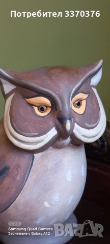 Декоративна фигура-Бухал, снимка 2 - Декорация за дома - 51845221