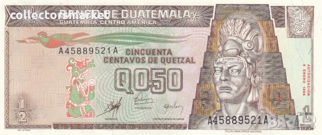 ½ кетцал 1998, Гватемала