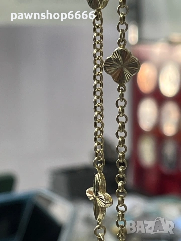 Златно колие 14 карата 7.85 грама, снимка 2 - Колиета, медальони, синджири - 53256720