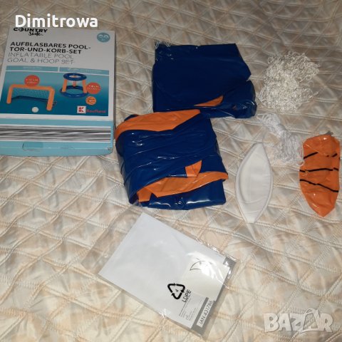 Надуваем комплект врата и кош за басейн, снимка 4 - Басейни и аксесоари - 43893616
