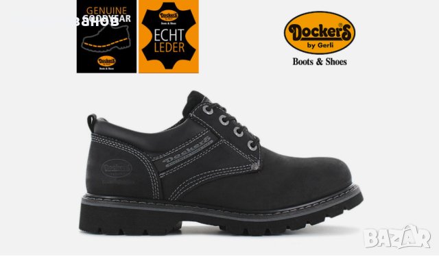 обувки  Dockers by Gerli  Leather Black номер 44