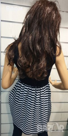 Нова дамска моряшка къса рокля с ефектен гръб и деколте, снимка 15 - Рокли - 28375605