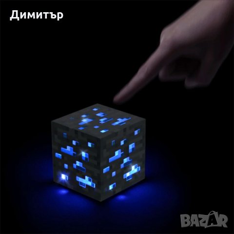 Майнкрафт лампа Minecraft играчка Маинкрафт игра нощна лампа тъч, снимка 13 - Детски нощни лампи - 32566376