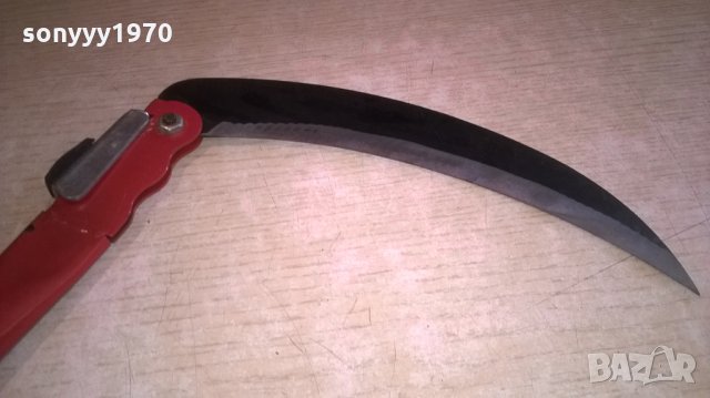 коса-сгъваема-нова 43х23см-метална, снимка 6 - Градински инструменти - 26861289
