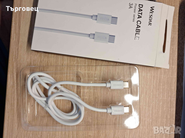 Кабели за бързо зареждане Type C to Type C , data , fast charging ,2броя, снимка 5 - Резервни части за телефони - 44897815