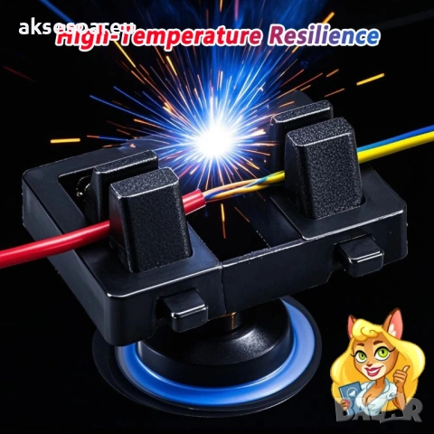 2 бр. стяга стиска за запояване на медни кабели регулируема скоба с пружини станция за заваряване, снимка 3 - Аксесоари и консумативи - 53466705