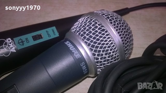 akg & shure profi mic-внос швеицария, снимка 8 - Микрофони - 27745450