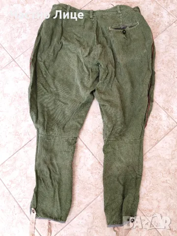 Оригинален Български Летен Военен Офицерски Брич, снимка 2 - Антикварни и старинни предмети - 50242876