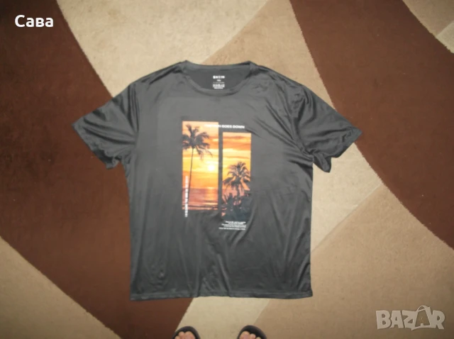 Тениски CHAPTER ,SHEIN мъжка,Л-ХЛ-2ХЛ, снимка 8 - Тениски - 41760179