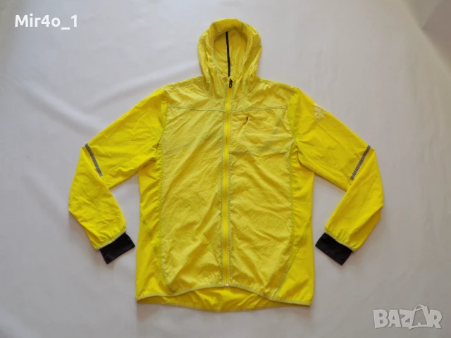 горнище adidas running ветровка суитчър фанела худи яке крос спорт мъжко оригинално жълто L