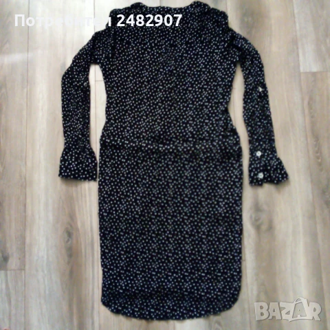 Кенарена дамска рокля, снимка 5 - Рокли - 51194218