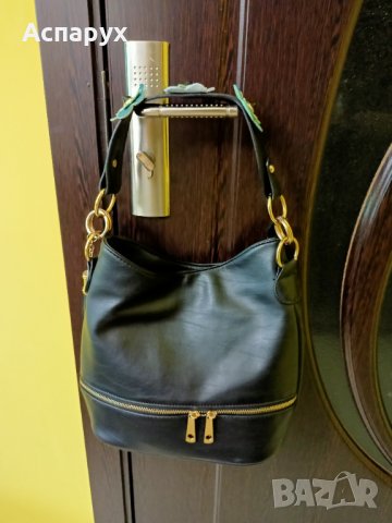 Закачлива ефектна сладка черна дамска чанта, снимка 5 - Чанти - 40799213