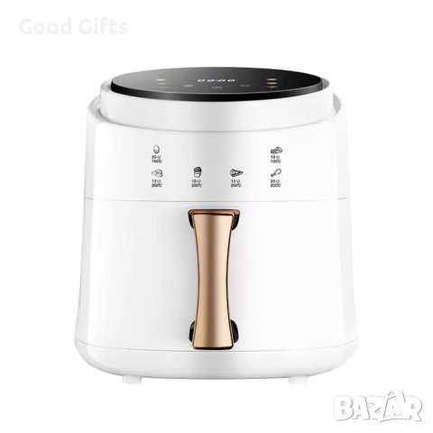8 литра Air Fryer - Уред за здравословно готвене с горещ въздух , 1400 W, Тъч скрийн управление