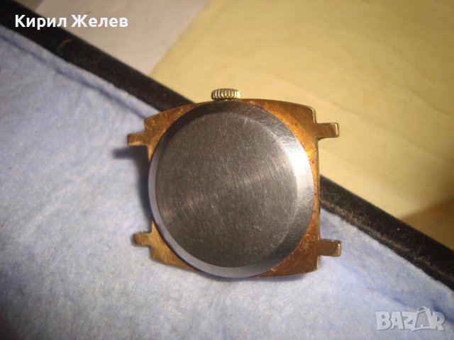 ПОБЕДА СДЕЛАНО в СССР ПОЗЛАТЕН РУСКИ МЕХАНИЧЕН ЧАСОВНИК Ау10= РЯДЪК МОДЕЛ 17350, снимка 4 - Антикварни и старинни предмети - 36680888