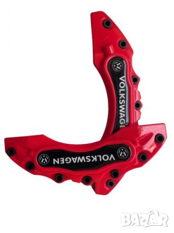 Капаци за спирачни апарати спирачки Червени,комплект vw volkswagen, снимка 2 - Аксесоари и консумативи - 35607395