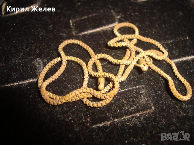 СТАРО БРОНЗОВО СИНДЖИРЧЕ ВЕРИЖКА за КОЛИЕ РЕТРО ПЛЕТКА 19396