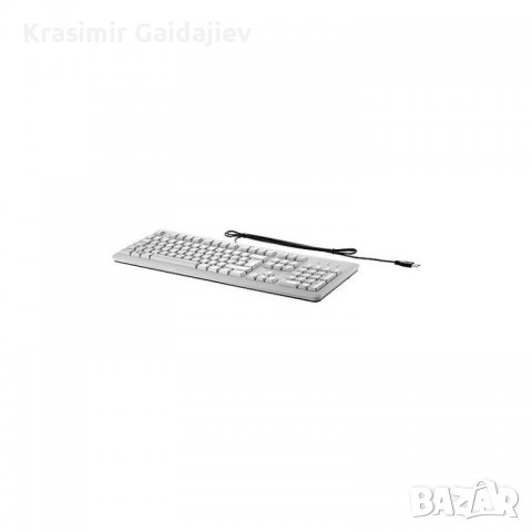 HP сива USB клавиатура KU-1156, снимка 1 - Клавиатури и мишки - 39903281