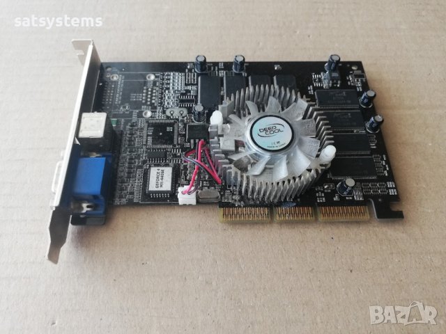  Видео карта NVidia GeForce 4 Manli MX-440SE 128MB DDR 128bit AGP, снимка 5 - Видеокарти - 38901538