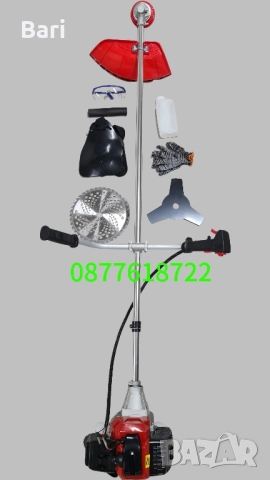 Моторна коса,тример,храсторез 72cc Werstil + подаръци, снимка 2 - Градинска техника - 51971111