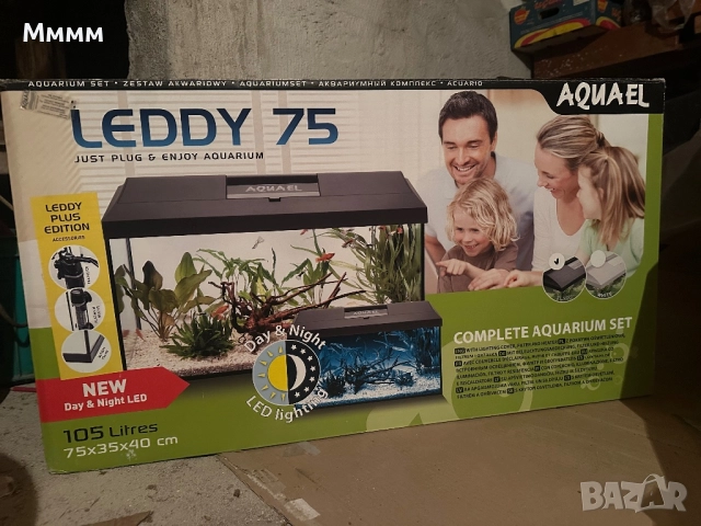 Aquael Leddy Day&Night Plus 75 105литра, снимка 2 - Аквариуми - 52939939