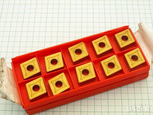 10бр. твърдосплавни пластини CNMG 120408 MR SANDVIK, снимка 2 - Други инструменти - 35624882