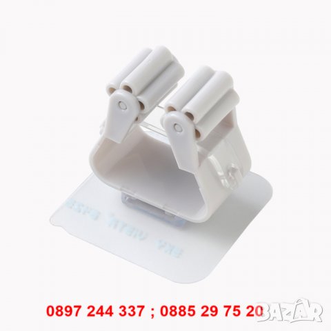 САМОЗАЛЕПВАЩА ЗАКАЧАЛКА ЗА МЕТЛИ И МОПОВЕ - код 1712, снимка 12 - Други стоки за дома - 28269871