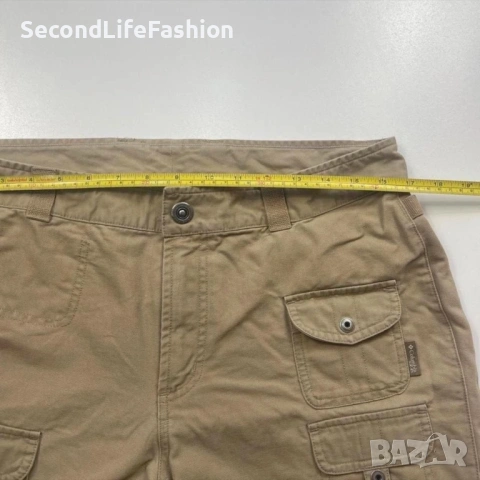 Дамски туристически карго панталон Columbia XCO 12 L цвят каки бежово , снимка 5 - Панталони - 53107532