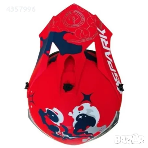 Кросова каска, За мотор, Атв, Велосипед, S, M и L размер, Червен, снимка 6 - Аксесоари и консумативи - 49313159