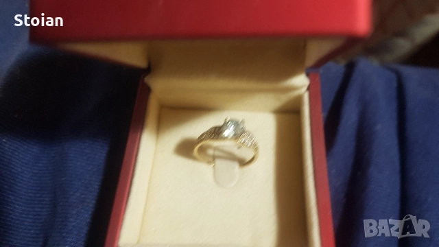 златен пръстен 1.90гр.14карата 320лв., снимка 2 - Колиета, медальони, синджири - 52624280