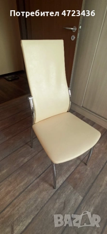 Продавам кожени столове, снимка 4 - Столове - 53437509