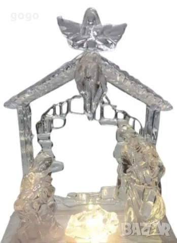 Коледна светеща фигурка „Сцена от Рождество Христово“, снимка 3 - Други - 47907176