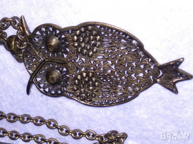 БУХАЛЧЕ МЕСИНГ с КРИСТАЛЧЕТА ФИГУРАЛЕН ФЕШЪН - АРТ МЕДАЛЬОН КОЛИЕ 34780, снимка 6 - Колиета, медальони, синджири - 39188963