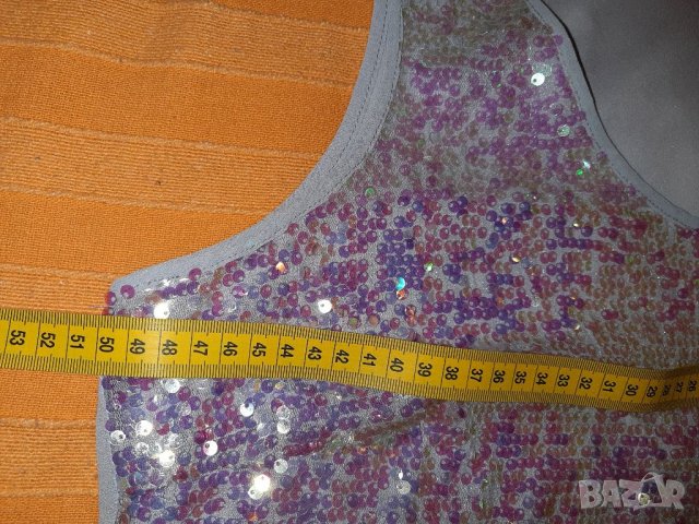 Елегантна рокля с пайети без ръкави, снимка 2 - Рокли - 38413388