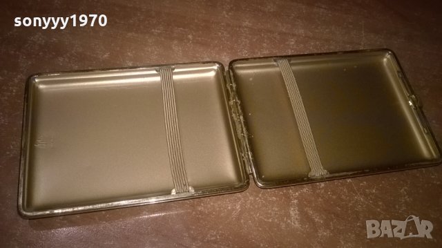 v.h germany-gold табакера с кожени страници-внос франция, снимка 12 - Колекции - 28186380